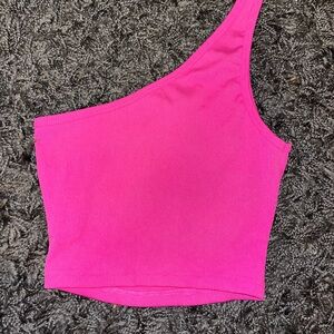 One shoulder tank